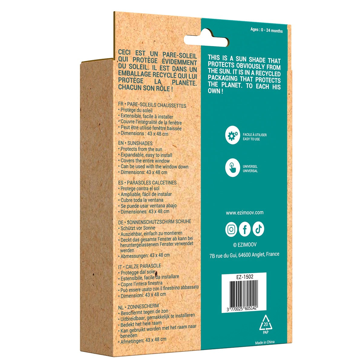 Protector Solar Mosquitera Ventana de Coche