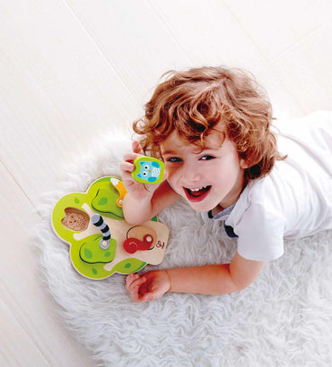 PUZZLE DESCUBRE QUIEN ESTA EN EL ARBOL HAPE