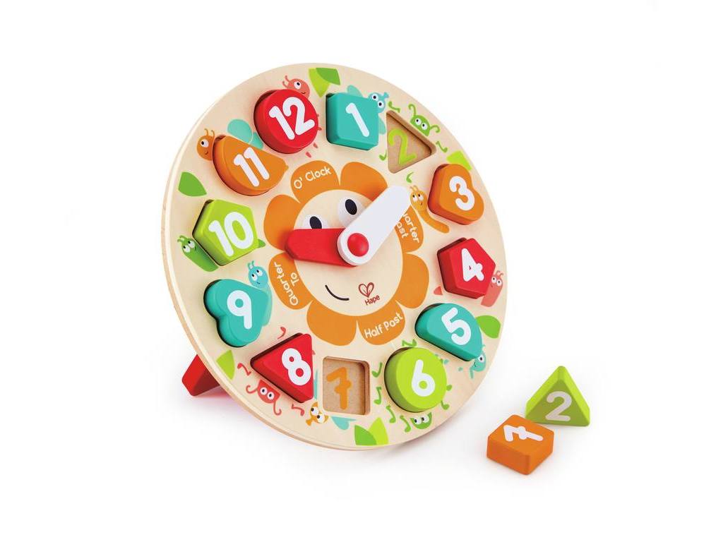 PUZLE DE RELOJ DE MADERA HAPE