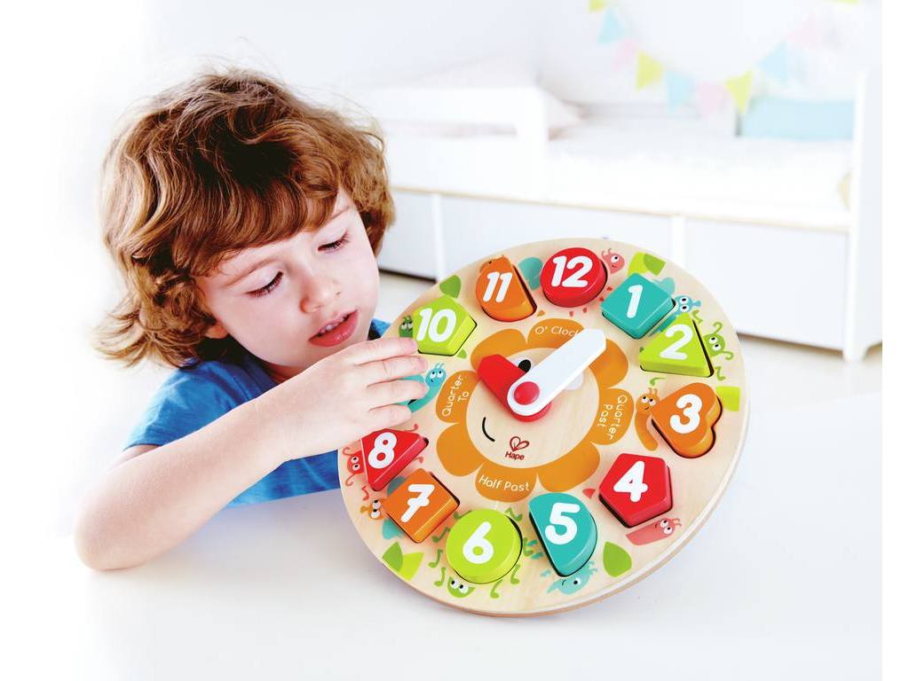 PUZLE DE RELOJ DE MADERA HAPE