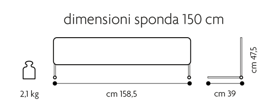BARRERA DE CAMA 150cm