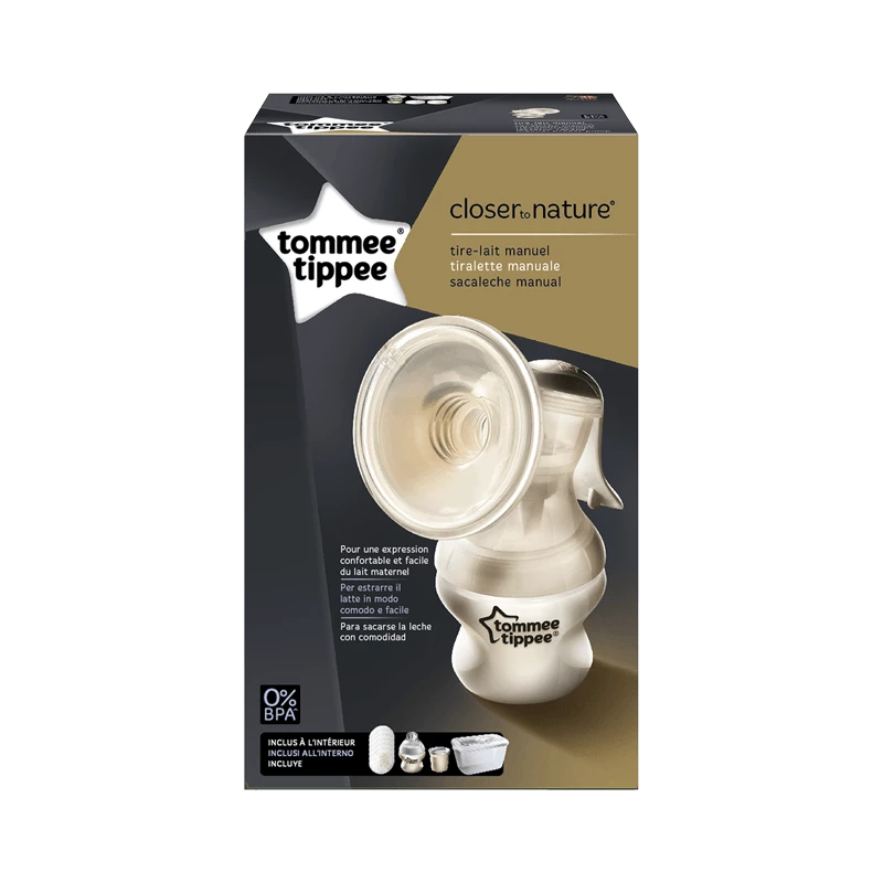 SACALECHES MANUAL CLOSER TO NATURE TOMMEE TIPPEE